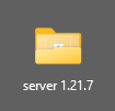 สร้าง Folder สำหรับเซิร์ฟเวอร์